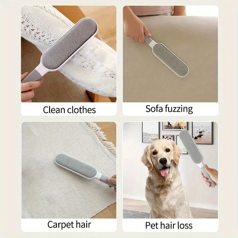 Dual-Sided Electrostatic Pet Hair Remover